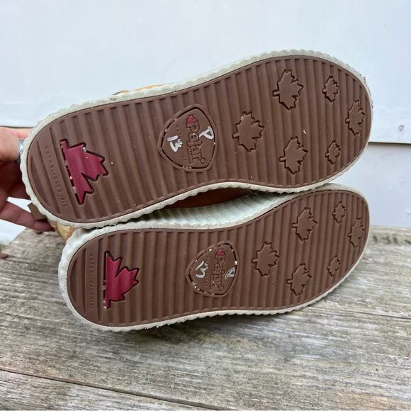 Pajar Cade Canada Shearling Insulated Tan Leather Ankle Winter Boot 7-7.5 EU38 - Picture 6 of 10